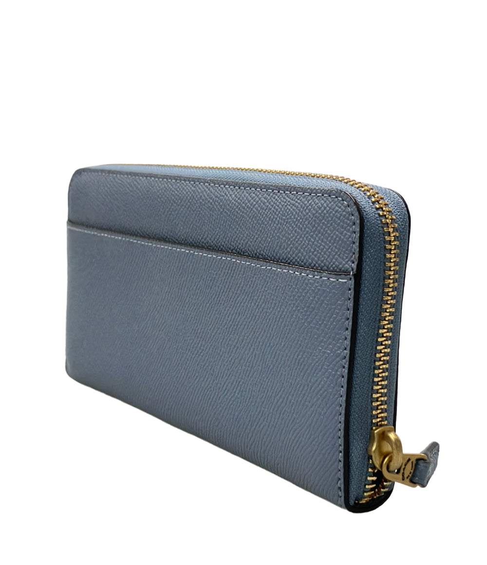美品 COACH ラウンドファスナー長財布 レザー 89679 レディース コーチ