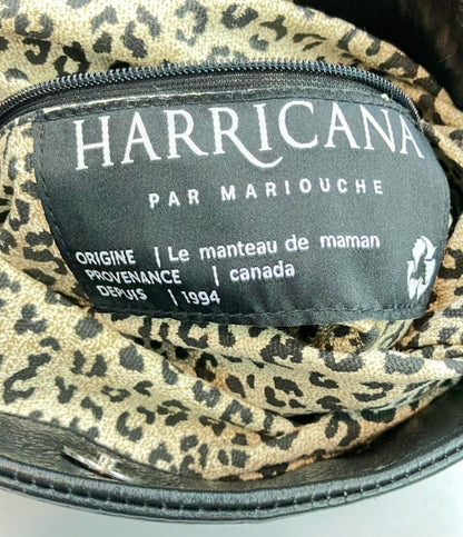 ハリカーナ ファーハンドバッグ ショルダーバッグ 肩掛け レディース HARRICANA