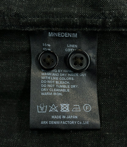 MINEDENIM 長袖シャツ バンドカラー メンズ SIZE 2 (L) マインデニム
