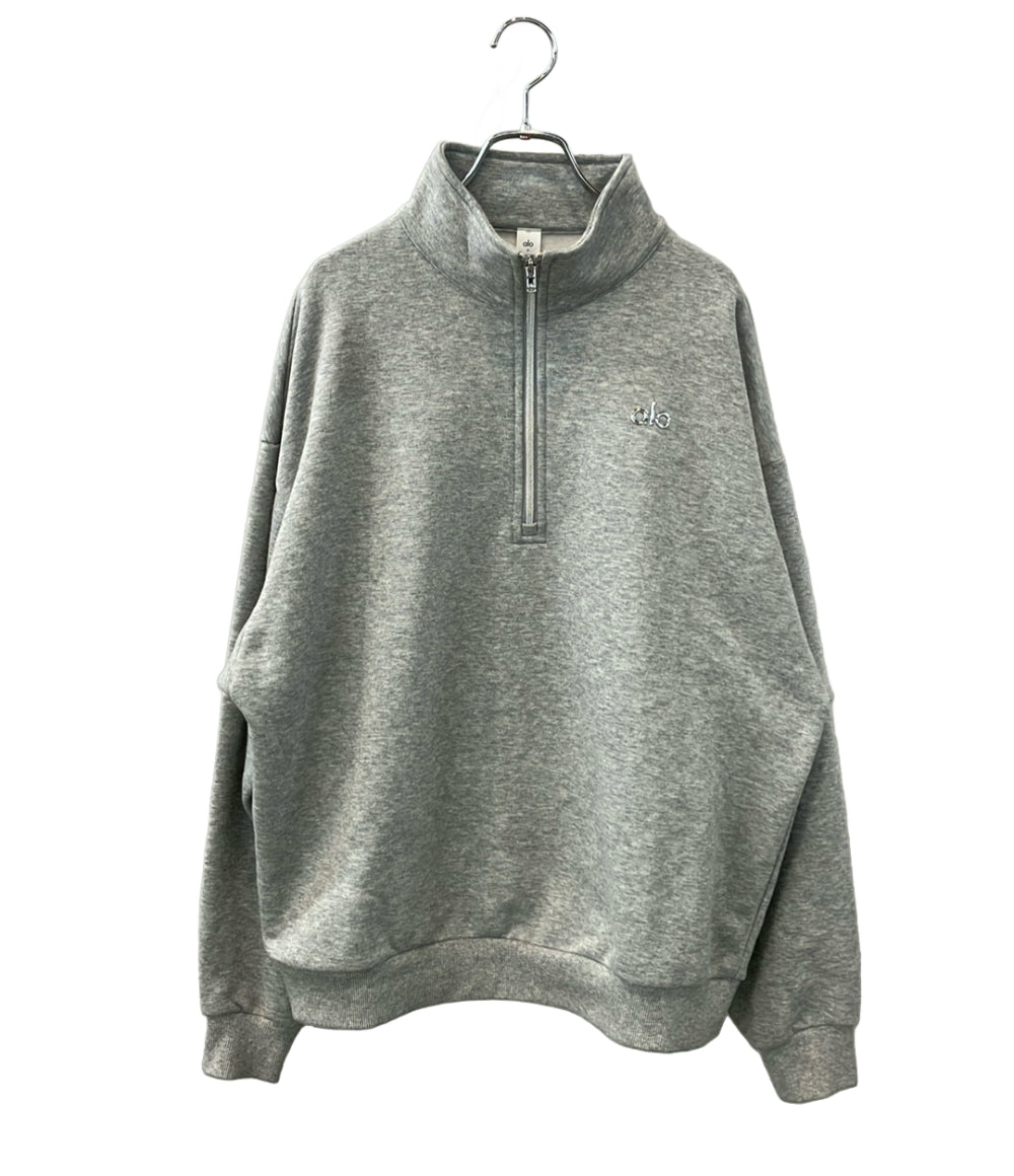 Alo Yoga スウェット ハーフジップ レディース SIZE M アロー ヨガ