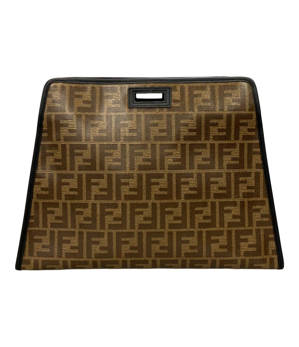 美品 FENDI ハンドバッグ ズッカ レディース フェンディ