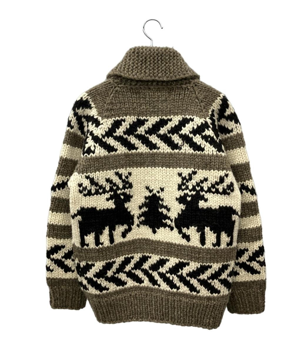 KANATA 長袖 カウチンニット ジップアップ メンズ SIZE 38 カナタ