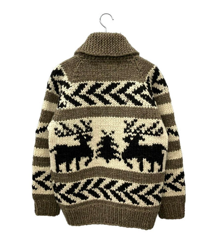 KANATA 長袖 カウチンニット ジップアップ メンズ SIZE 38 カナタ