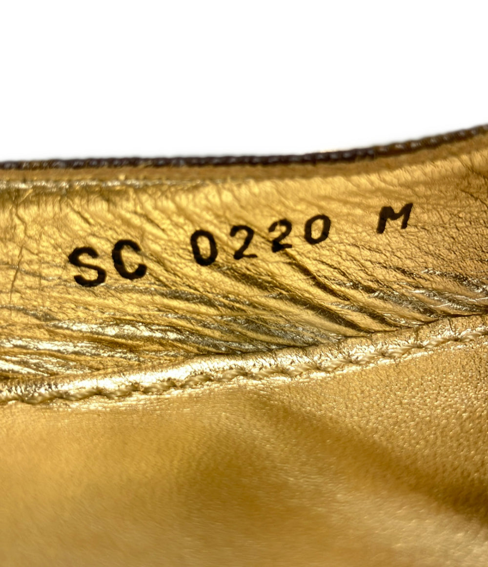 美品 LOUIS VUITTON モノグラムフラットシューズ SC 0220 M レディース SIZE 36 1/2 ルイ・ヴィトン