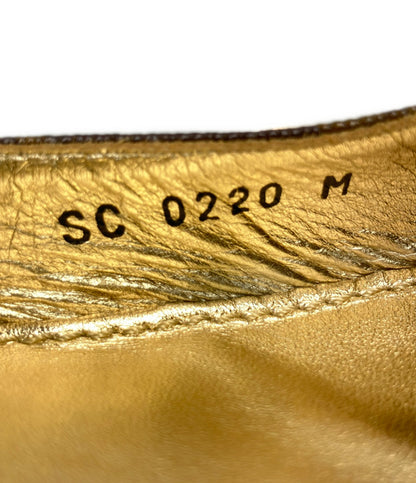 美品 LOUIS VUITTON モノグラムフラットシューズ SC 0220 M レディース SIZE 36 1/2 ルイ・ヴィトン