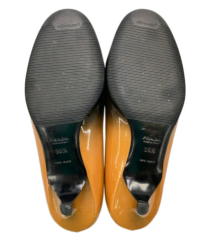 PRADA ラウンドトゥエナメルパンプス 9218 レディース SIZE 35 1/2 プラダ