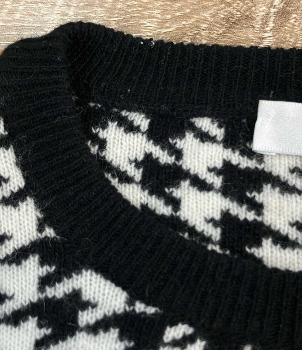 MAX MARA ニットワンピース 千鳥格子柄 レディース SIZE S マックスマーラ