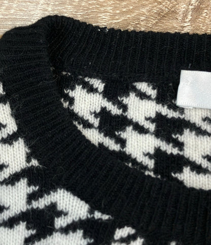 MAX MARA ニットワンピース 千鳥格子柄 レディース SIZE S マックスマーラ