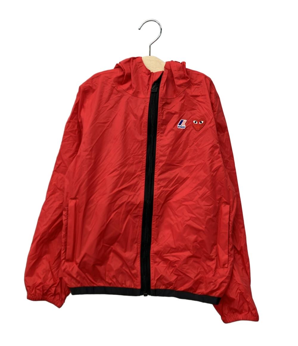 PLAY COMME des GARCONS パーカー ナイロンジャケット ×K-WAY ジップアップ PLAY K-WAY Full Zip KIDS キッズ SIZE 8 (128) プレイコムデギャルソン