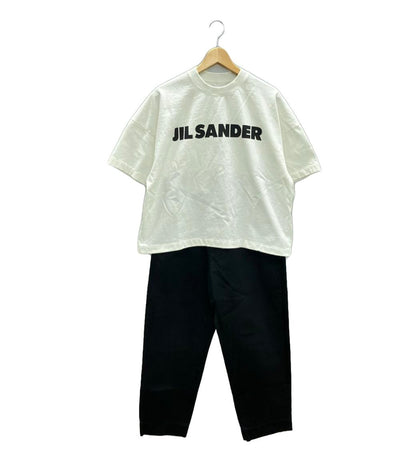 ジルサンダー オーバーサイズドロップショルダー半袖Tシャツセットアップ メンズ SIZE 上S 下50 JIL SANDER