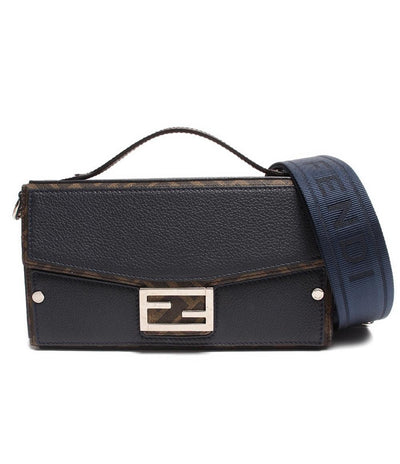 フェンディ クロスボディバッグ ショルダーバッグ FFロゴ シルバー金具 バゲット ソフトトランク 7VA565 メンズ FENDI