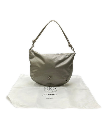 美品 russet ショルダーバッグ 2WAY 肩掛け 斜め掛け クラウズナイロン レディース ラシット