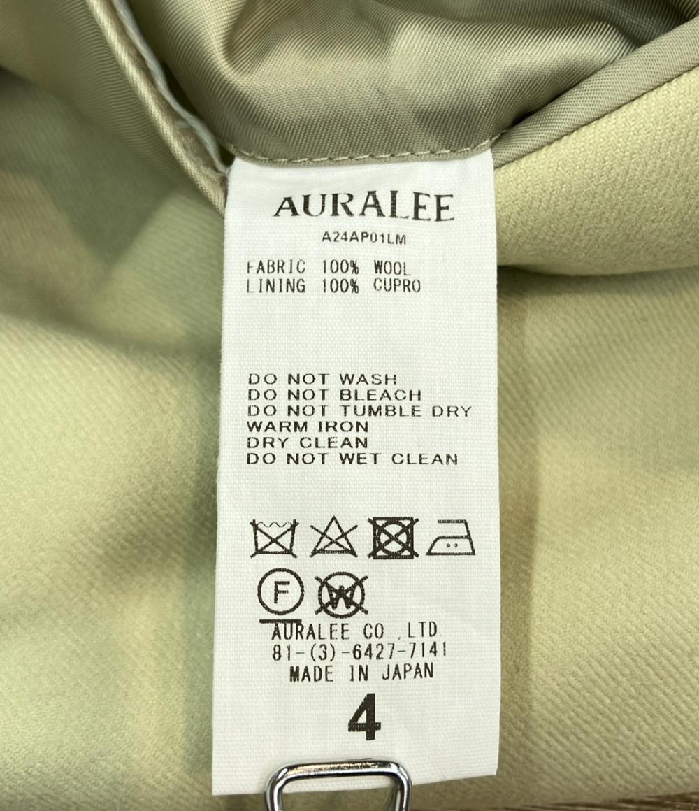 美品 AURALEE テーラードジャケット 24AW LIGHT MELTON JACKET A24AP01LM メンズ SIZE 4 (M) オーラリー