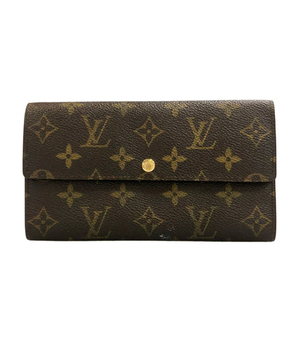 LOUIS VUITTON 長財布 ポシェット ポルト モネ クレディ モノグラム M61725 レディース メンズ ルイ・ヴィトン