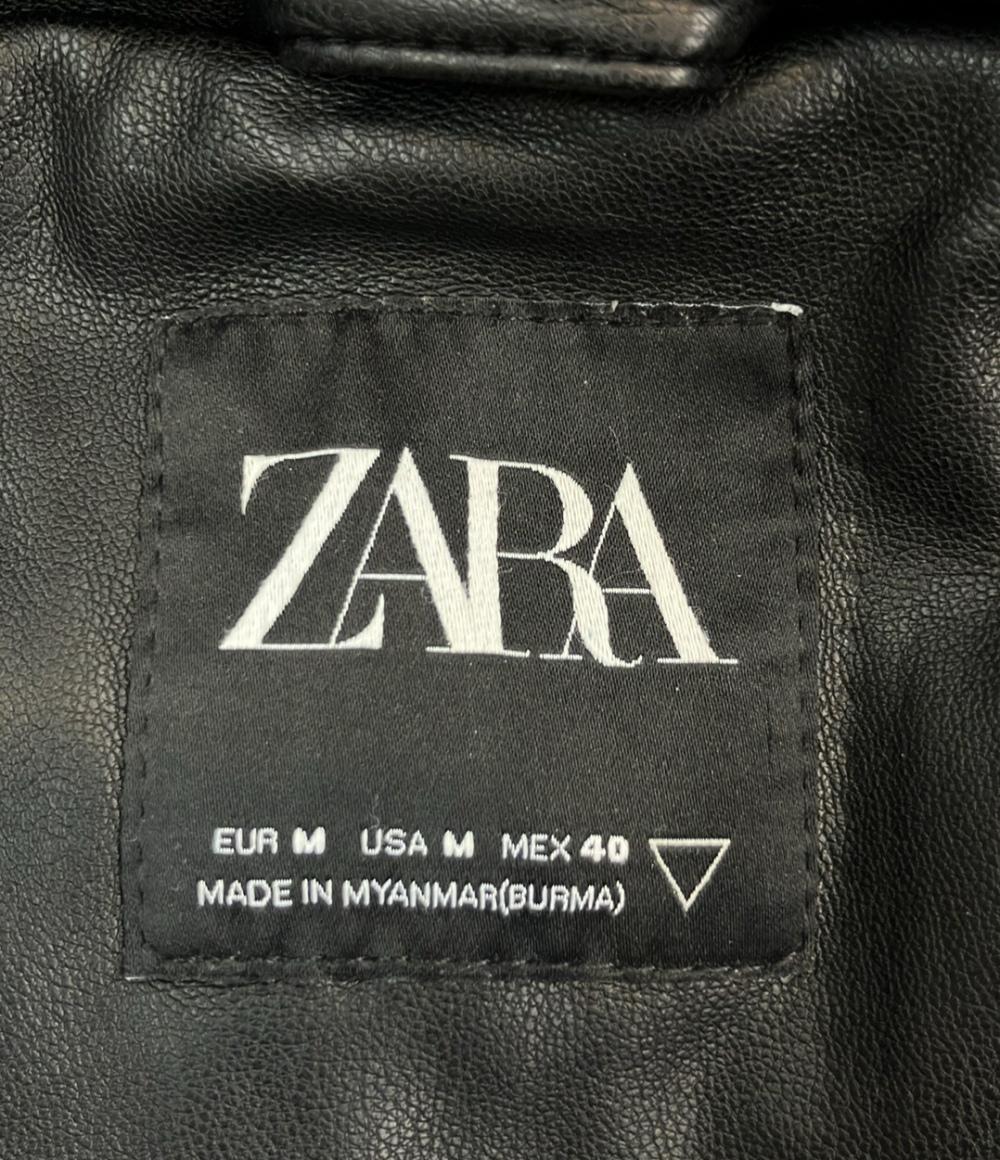 ZARA エコレザー ジャケット メンズ SIZE M ザラ
