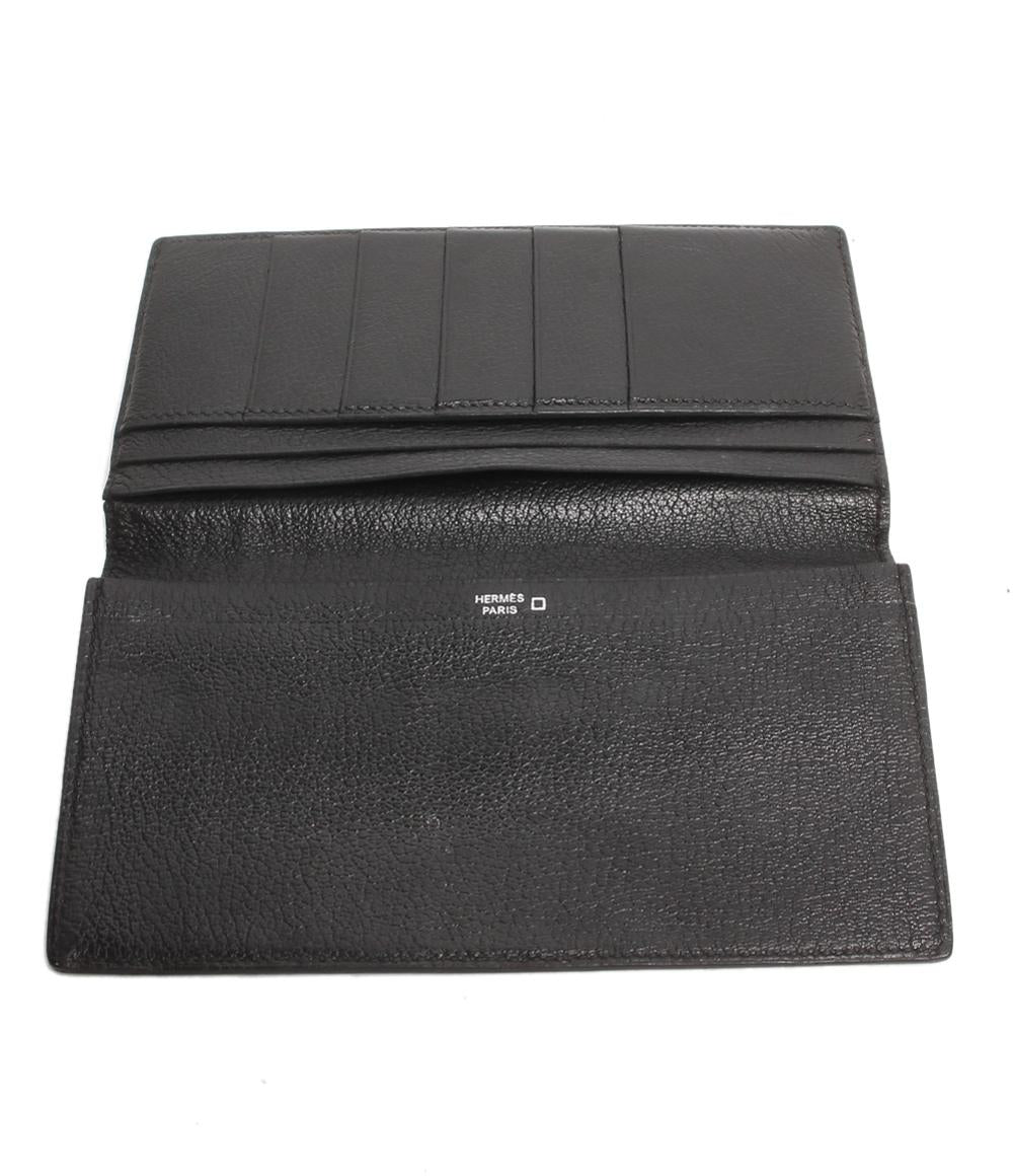 エルメス 長財布  □J刻印 フレミング クロコダイル アリゲーター メンズ HERMES