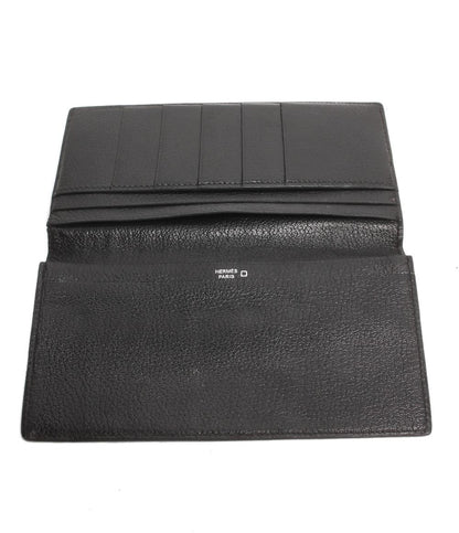 エルメス 長財布  □J刻印 フレミング クロコダイル アリゲーター メンズ HERMES