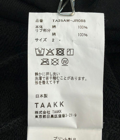 taakk 長袖 ハーフジップスウェットシャツ メンズ SIZE 2 ターク