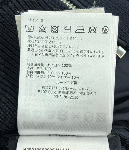MONCLER ニット切替ダウンカーディガン H20919B00005 メンズ SIZE S モンクレール