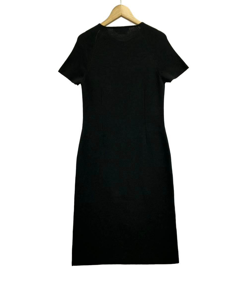 美品 サルヴァトーレフェラガモ 半袖ニットワンピース レディース SIZE S Salvatore Ferragamo