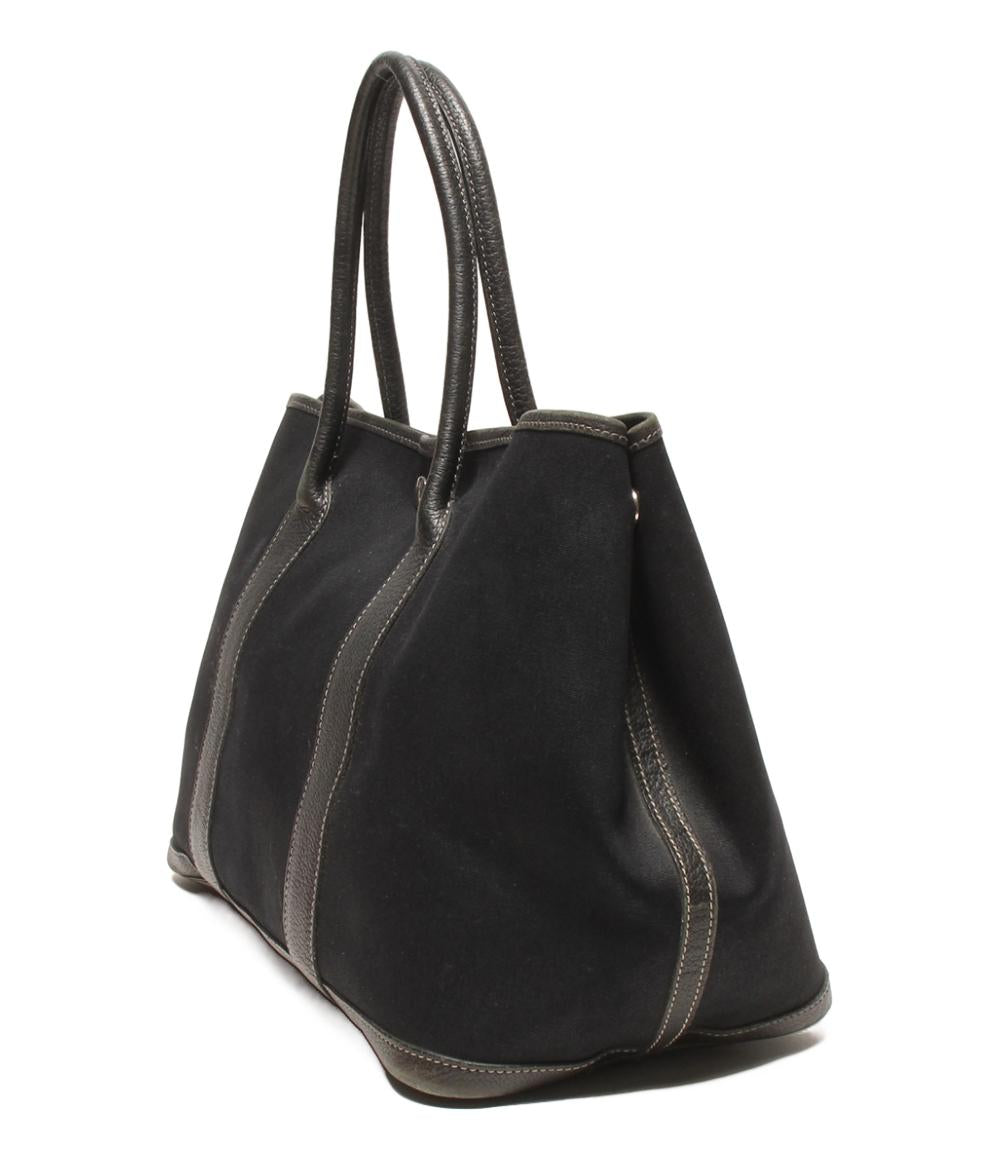 エルメス トートバッグ シルバー金具 ガーデンパーティPM トワルオフィシエ レディース HERMES