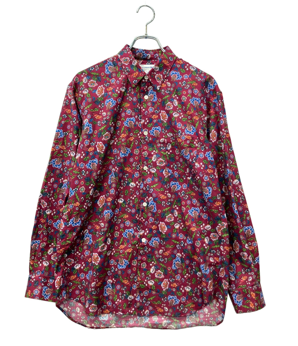 COMME des GARCONS SHIRT 長袖シャツ 花柄 メンズ SIZE M コムデギャルソンシャツ