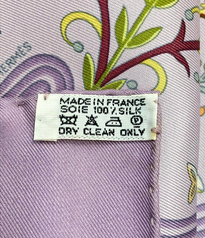 エルメス スカーフ カレ90 シルク 100% 地中海の港町 レディース HERMES