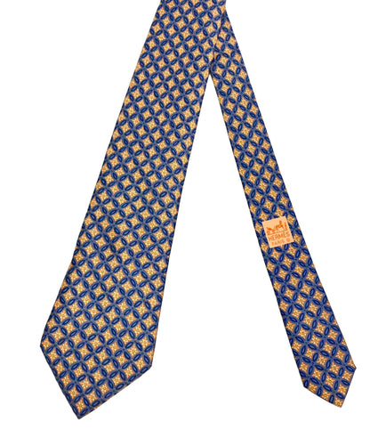 HERMES ネクタイ シルク100% メンズ エルメス