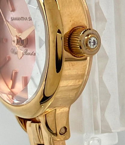 SAMANTHA SILVA 腕時計 クオーツ ピンク レディース サマンサシルヴァ