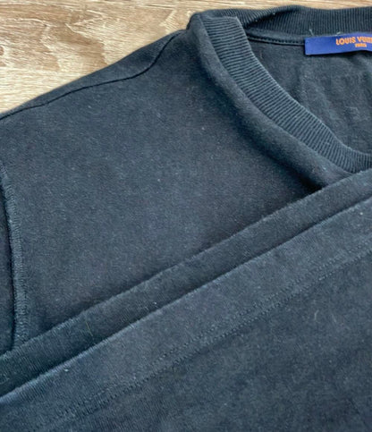 LOUIS VUITTON 半袖Tシャツ 22SS ウォッシュド加工 インサイドアウト 編み込みポケット Tシャツ RM222V NPLHNY 10W メンズ SIZE L ルイ・ヴィトン