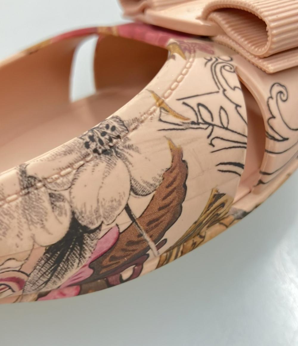 サルヴァトーレフェラガモ ラバーパンプス 花柄 ヴァラ レディース SIZE 8 (XL) Salvatore Ferragamo