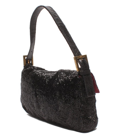 訳あり FENDI ハンドバッグ ショルダーバッグ 肩掛け ビーズ マンマバケット レディース フェンディ