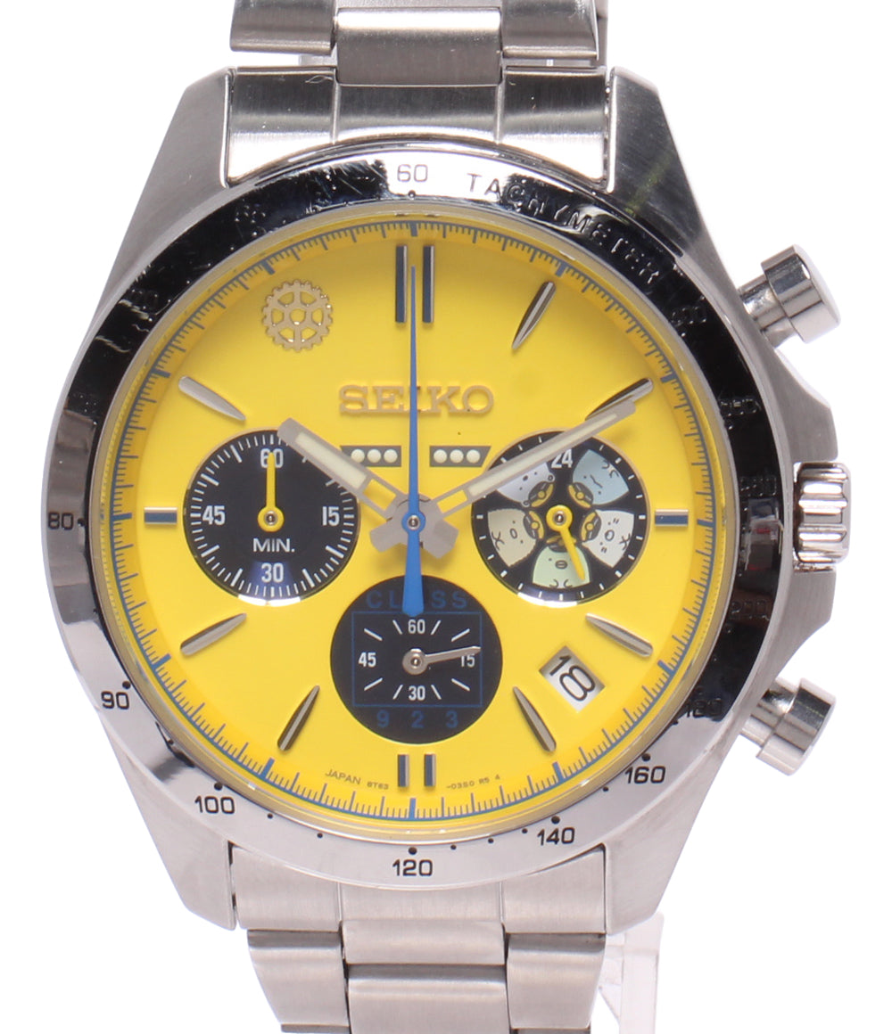 SEIKO 腕時計 すみっコぐらし ドクターイエロー クオーツ イエロー 8T63-03N0 メンズ セイコー