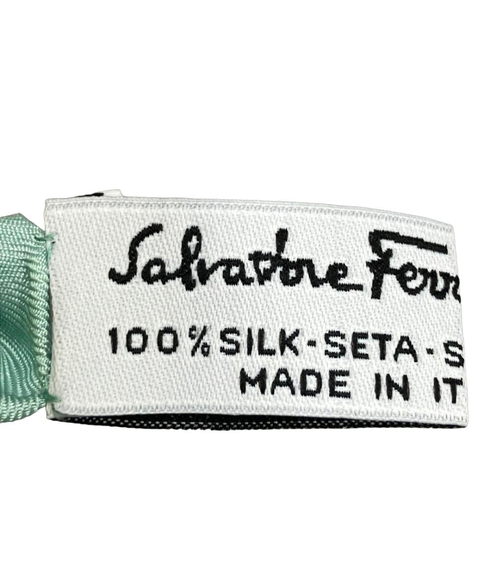 Salvatore Ferragamo スカーフ シルク100% レオパード柄 レディース