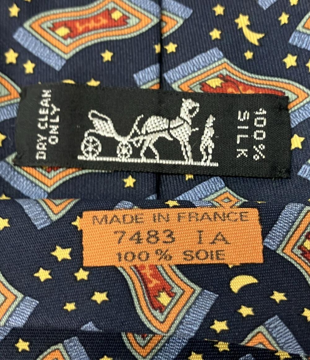 エルメス ネクタイ シルク100% メンズ HERMES