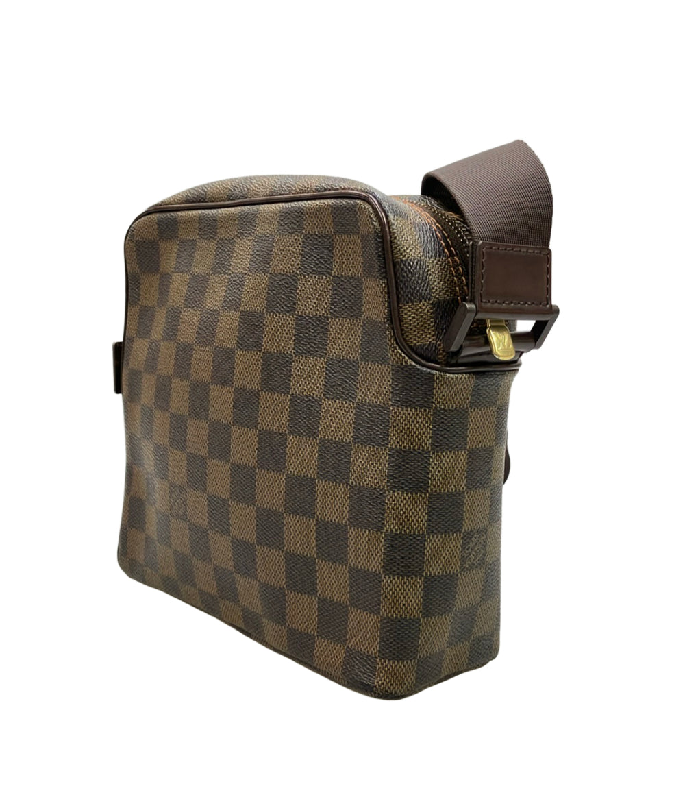 LOUIS VUITTON ショルダーバッグ 斜め掛け レザー PVC オラフPM ダミエ N41442 ユニセックス ルイ・ヴィトン