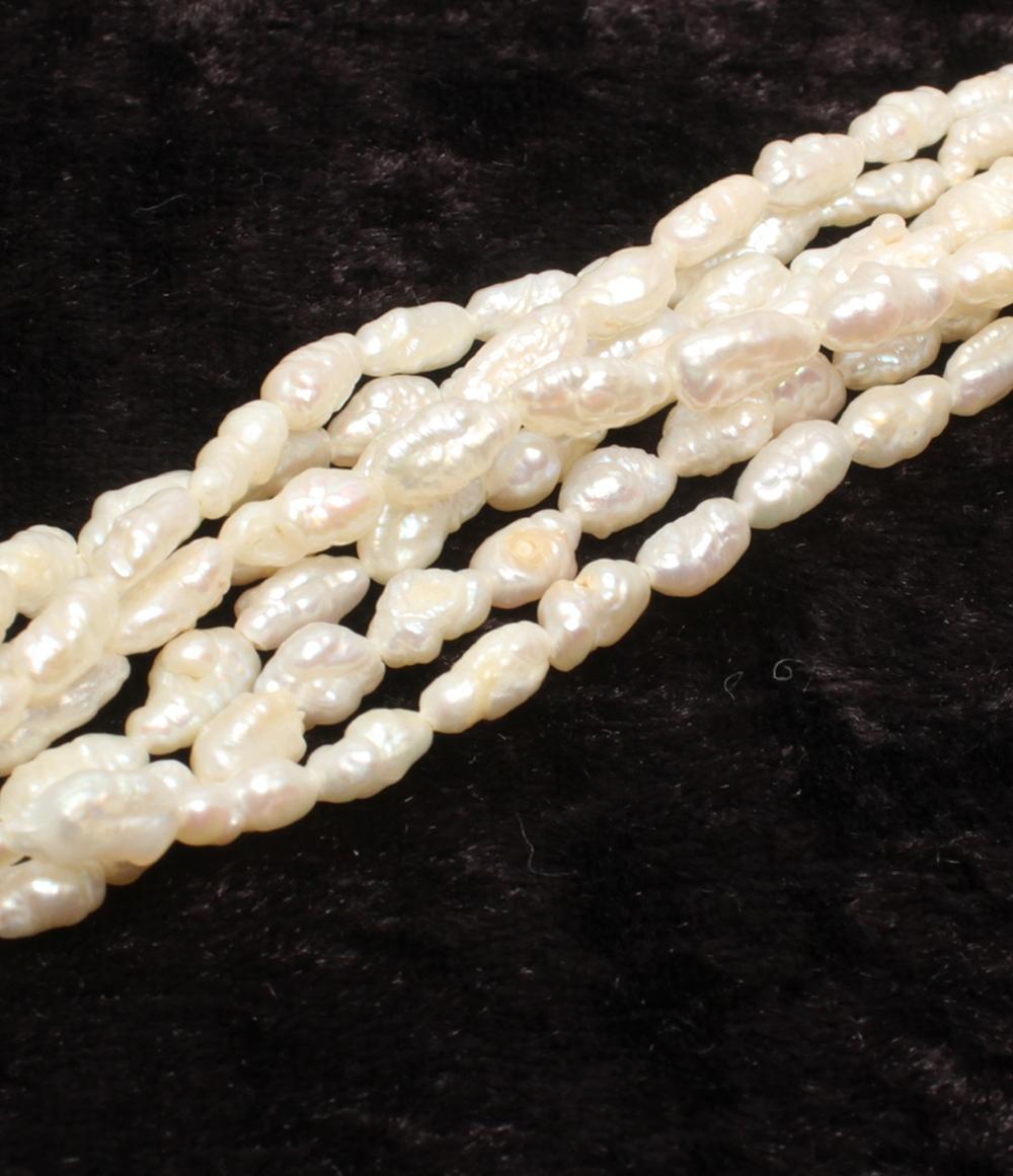 7連ネックレス SV 淡水パール レディース