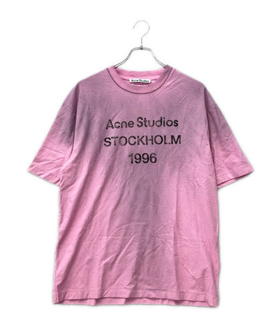 Acne Studios 半袖 スプレー加工ロゴTシャツ ダメージ加工 FN-UX-TSH1000013  CL0196 メンズ レディース SIZE XS アクネ ストゥディオズ