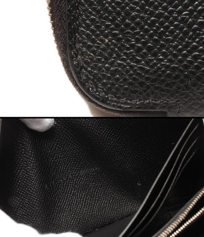 エルメス ラウンドファスナー長財布 Z刻印 シルバー金具 オールレザー アザップロング メンズ HERMES