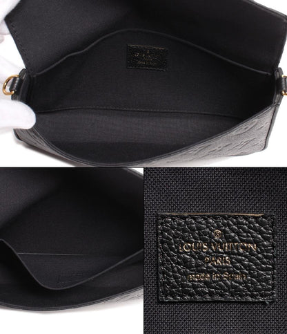 ルイ・ヴィトン チェーンレザーウォレット ゴールド金具 ポシェット･フェリシー モノグラム･アンプラント グレインカウハイドレザー M82477