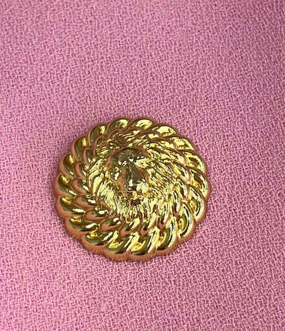 美品 バルマン 半袖ワンピース ゴールドボタン レディース SIZE 42 (L) BALMAIN