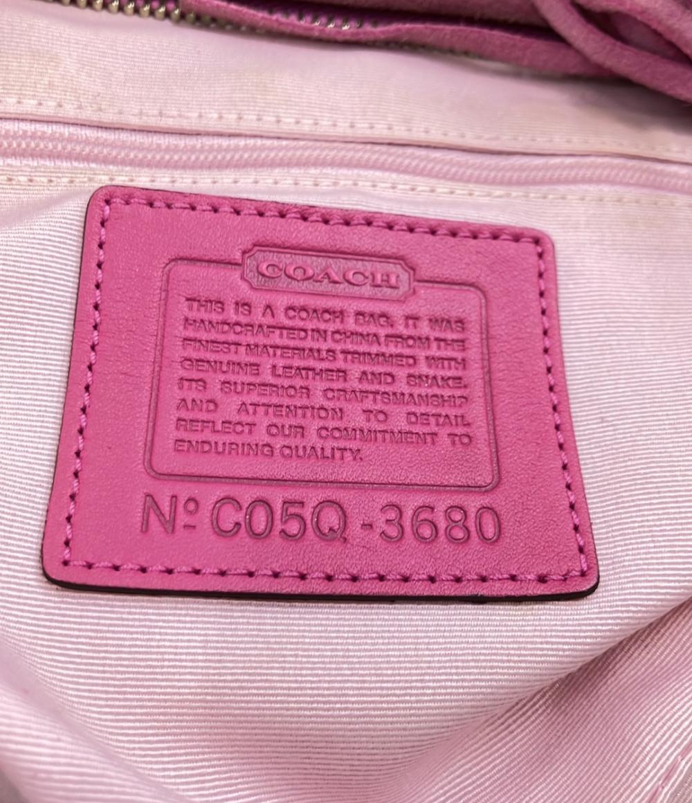COACH ショルダーバッグ 肩掛け パッチワーク シグネチャー 3680 レディース コーチ