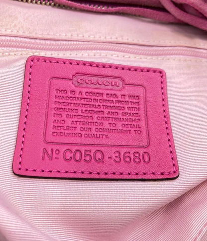 COACH ショルダーバッグ 肩掛け パッチワーク シグネチャー 3680 レディース コーチ
