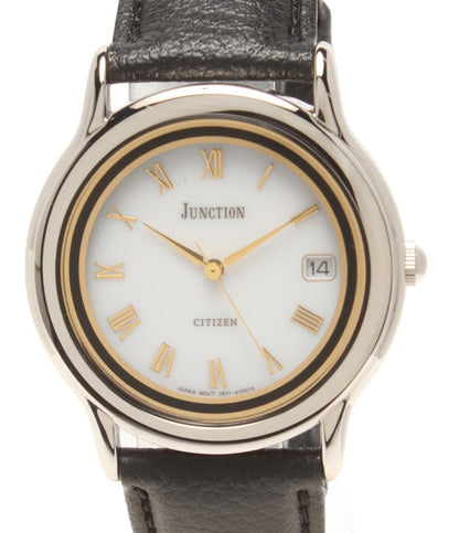 美品 CITIZEN 腕時計 京浜急行労働組合結成50周年記念 ソーラー ホワイト 7871-A04536 レディース メンズ シチズン