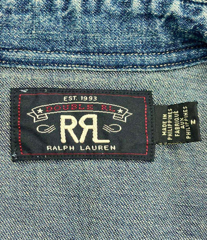RRL RALPH LAUREN 長袖 デニムシャツ メンズ SIZE M ダブルアールエル ラルフローレン