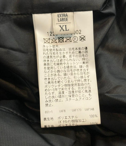 BEAUTY&YOUTH UNITED ARROWS ダウンジャケッ ト ダブルジップ 止水ジップ 小松マテーレ 1225-114-0002 メンズ SIZE XL