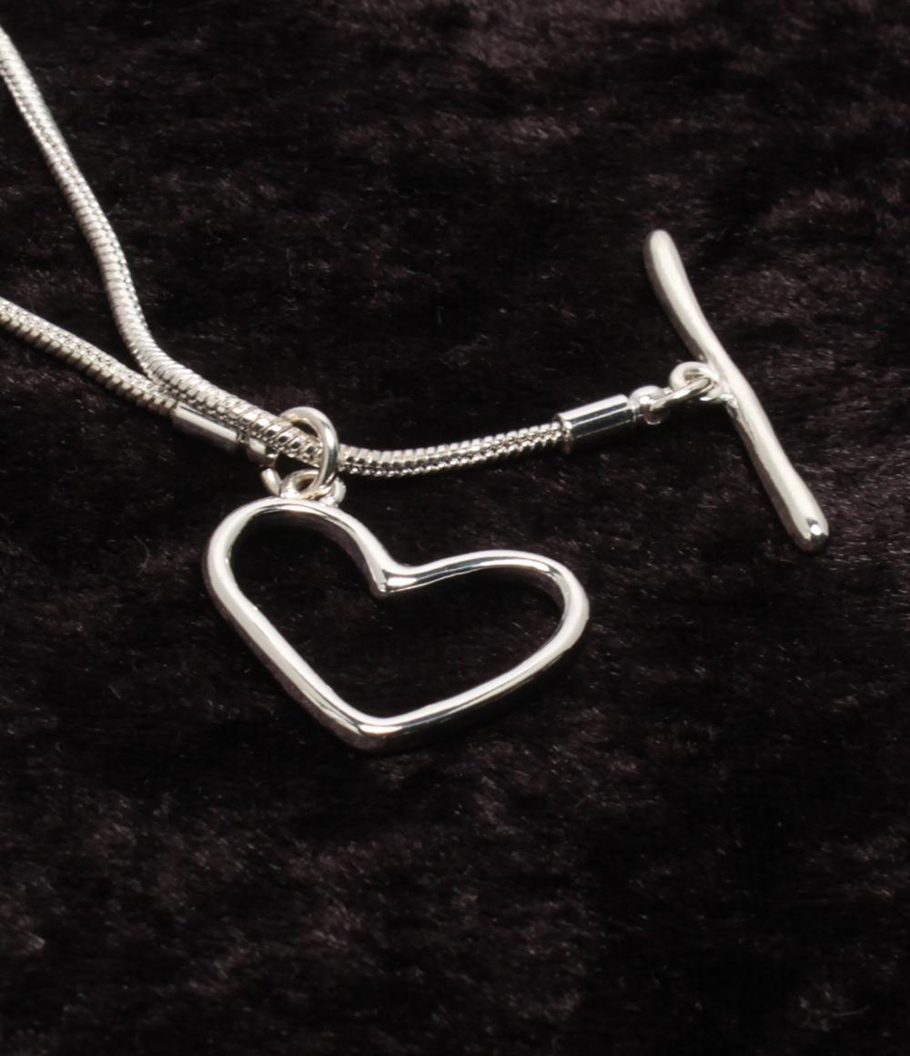 コムサイズム ネックレス Y字 ハートモチーフ レディース COMME CA ISM