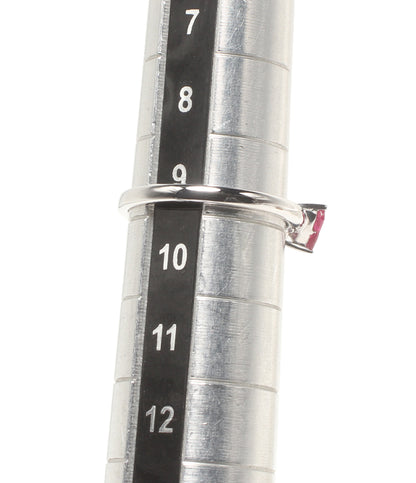 美品 STAR JEWELRY リング 指輪 K18 ルビー0.25ct レディース SIZE 9号 スタージュエリー