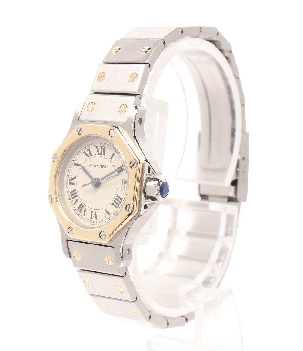 Cartier 腕時計 サントス オクタゴン SM 187903 レディース カルティエ