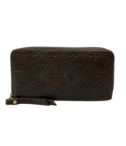 LOUIS VUITTON ラウンドファスナー長財布 ジッピーウォレット モノグラム アンプラント M60548 レディース ルイ・ヴィトン